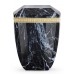 Marmor Edition Biodegradable Cremation Ashes Urn – Italian Marble Effect - Ebony Black